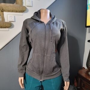 Casual Brown Zip-Up Hoodie for Women